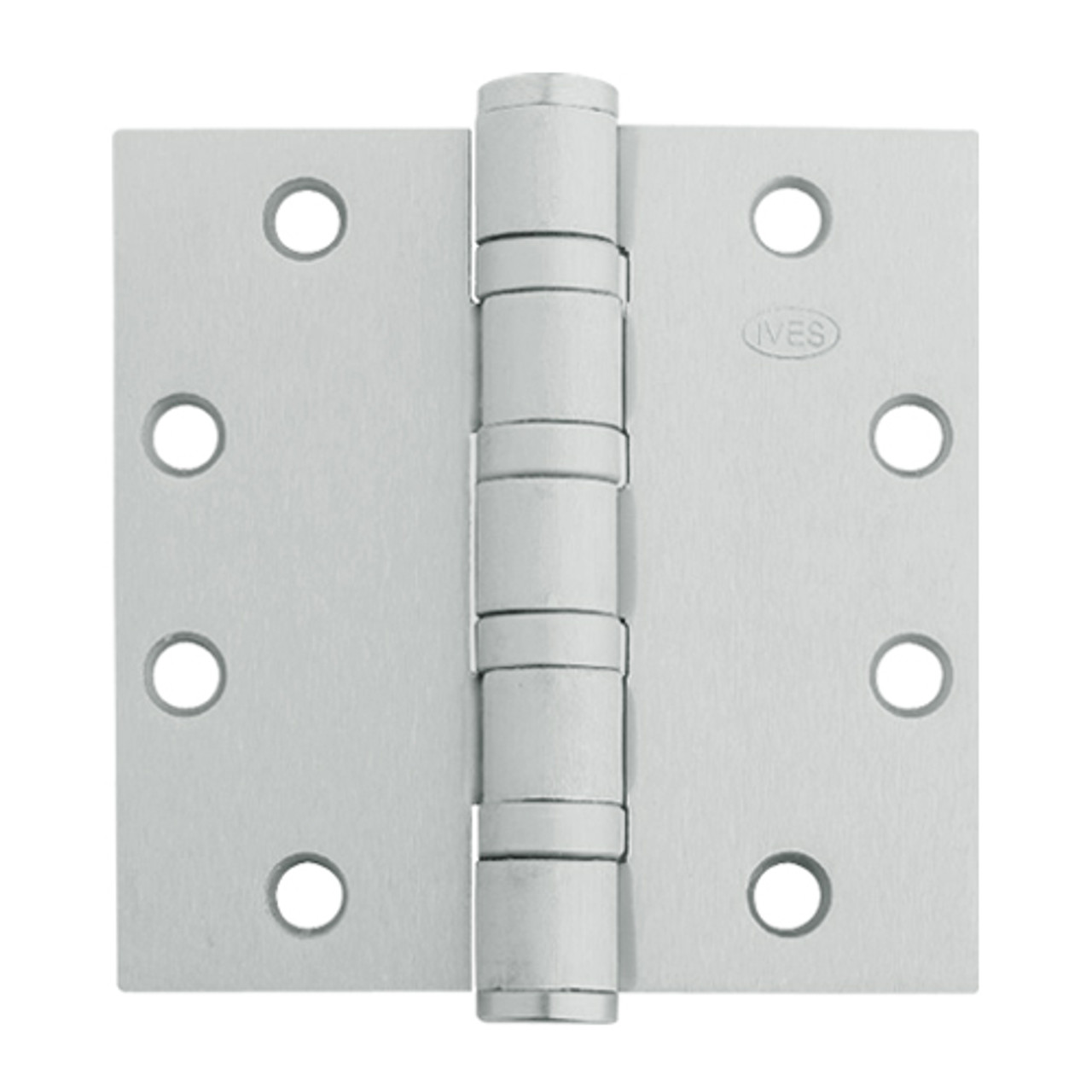 5BB1HW-4-5x4-600 IVES 5 Knuckle Ball Bearing Full Mortise Hinge in Primed for Paint - Steel