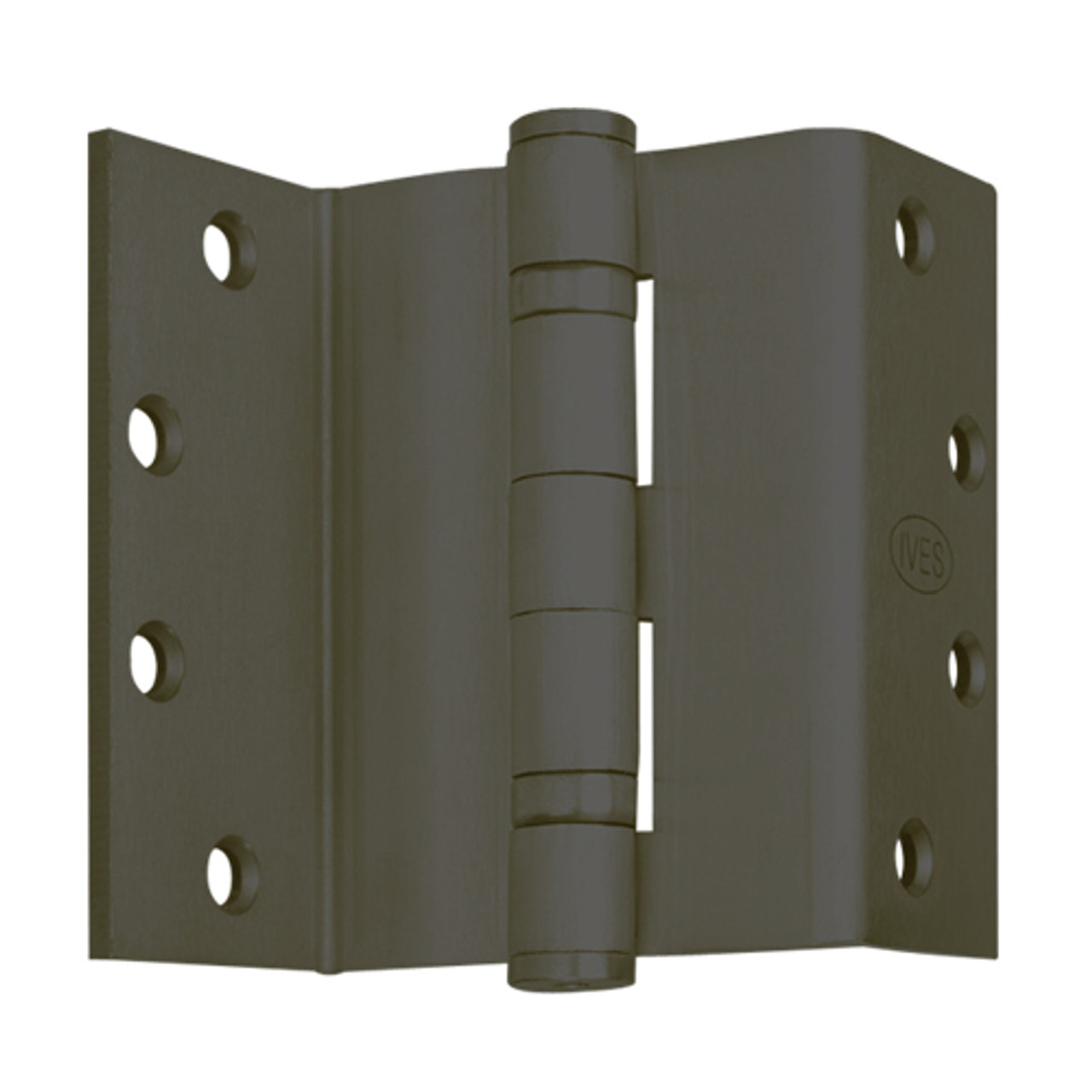 5BB1SC-4-5-641 IVES 5 Knuckle Ball Bearing Swing Clear Full Mortise Hinge in Oxidized Satin Bronze