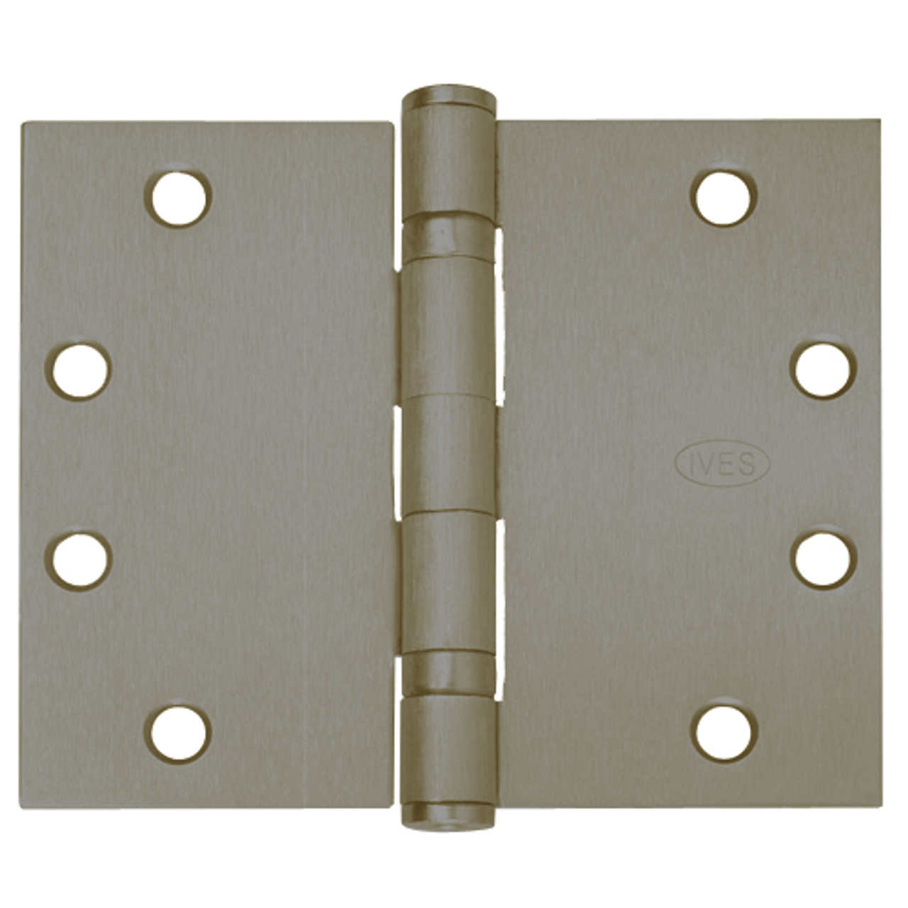 5BB1WT-4-5x6-640 IVES 5 Knuckle Ball Bearing Full Mortise Wide Throw Hinge in Dark Bronze