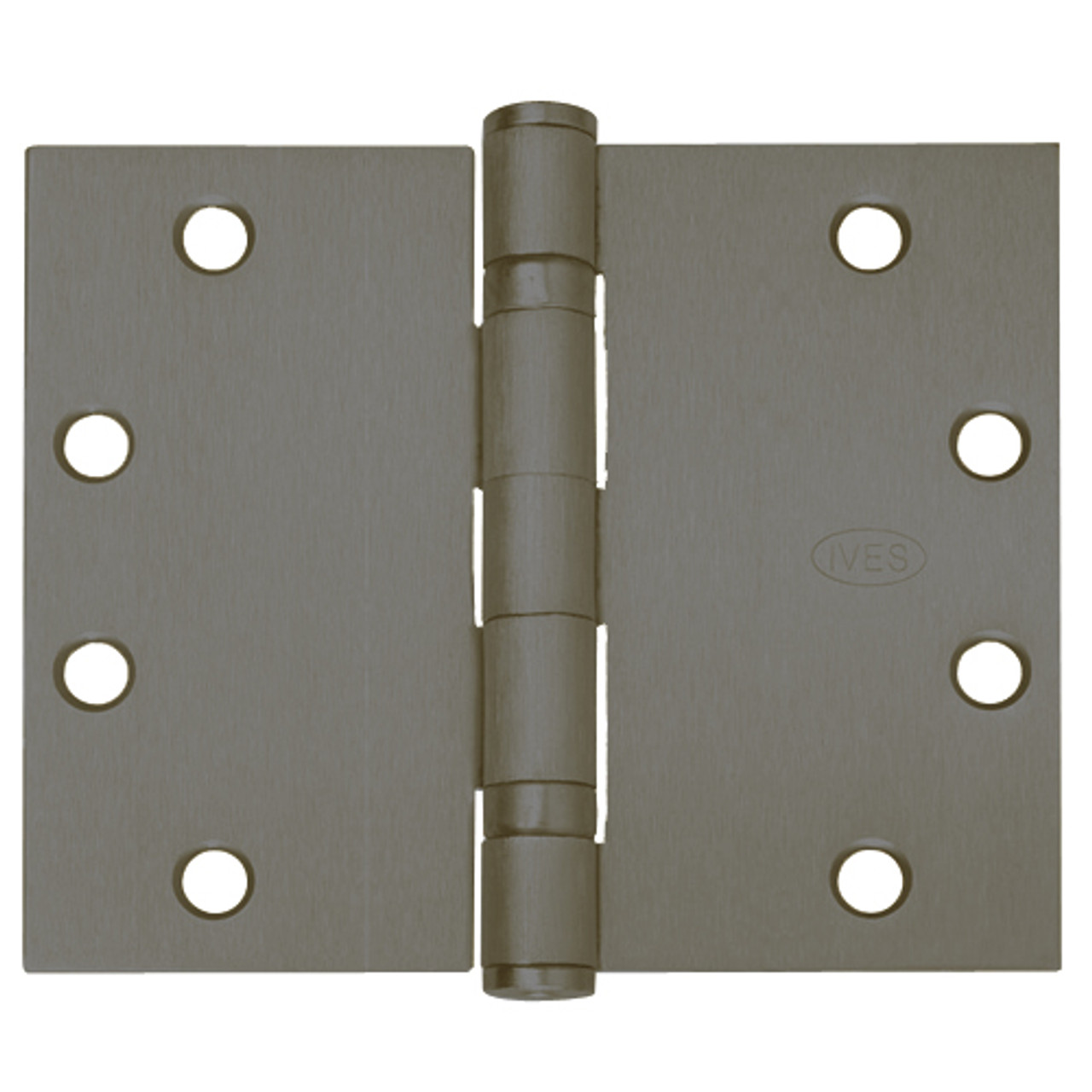 5BB1WT-4-5x6-641 IVES 5 Knuckle Ball Bearing Full Mortise Wide Throw Hinge in Oxidized Satin Bronze