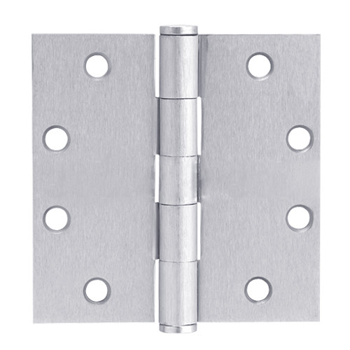 5PB1-4-5x4-5-625-NRP IVES 5 Knuckle Plain Bearing Full Mortise Hinge in Bright Chrome