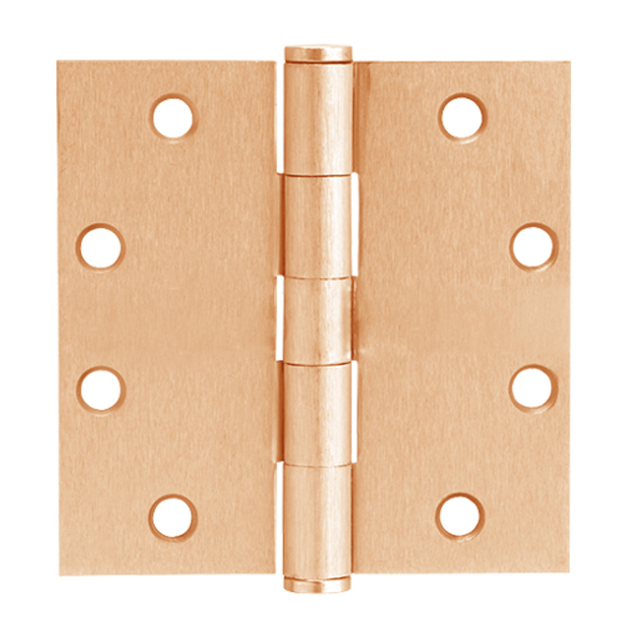 5PB1-5x4-5-639-NRP IVES 5 Knuckle Plain Bearing Full Mortise Hinge in Satin Bronze Plated