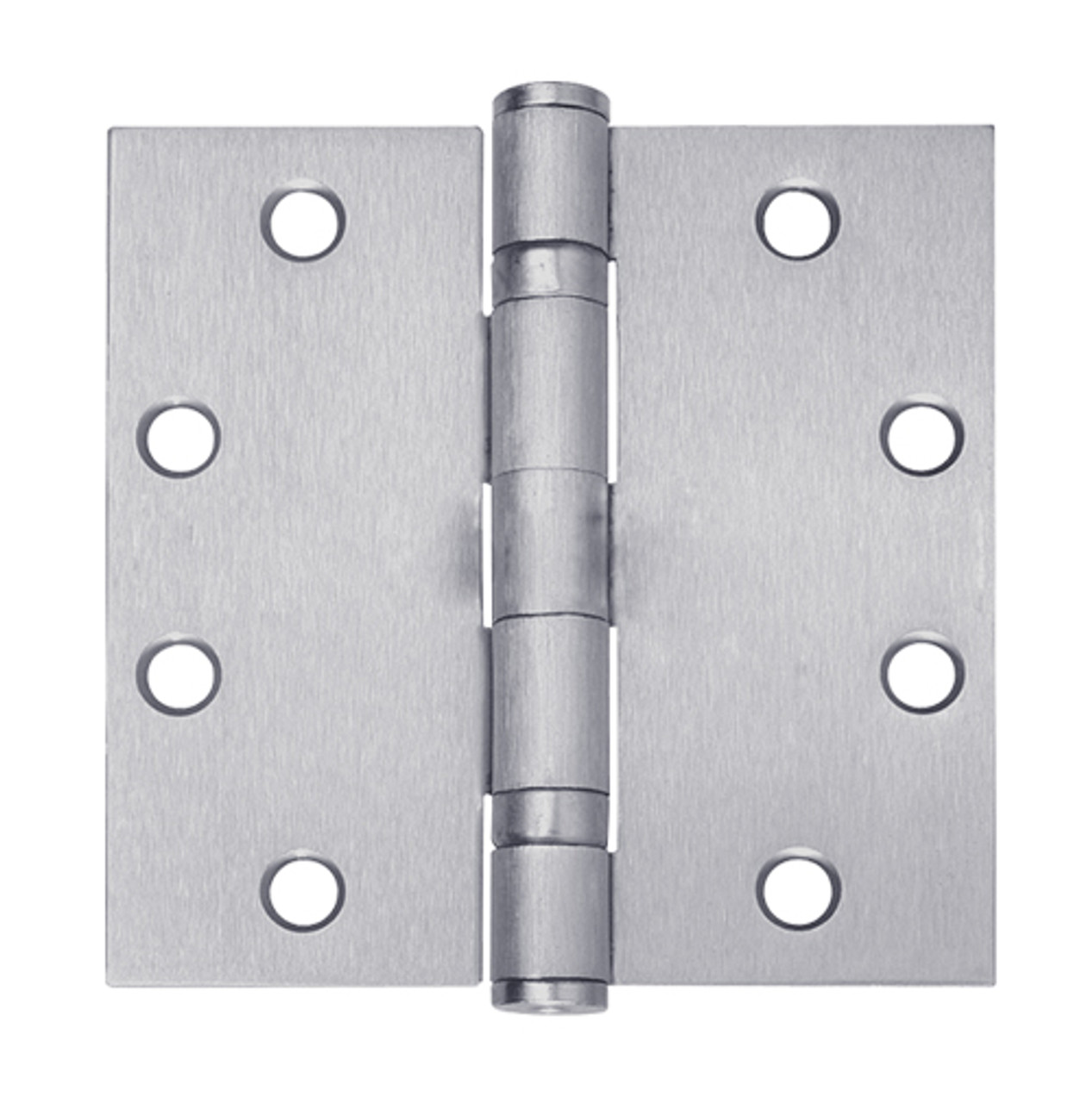 5BB1-4x4-652-NRP IVES 5 Knuckle Ball Bearing Full Mortise Hinge in Satin Chrome Plated