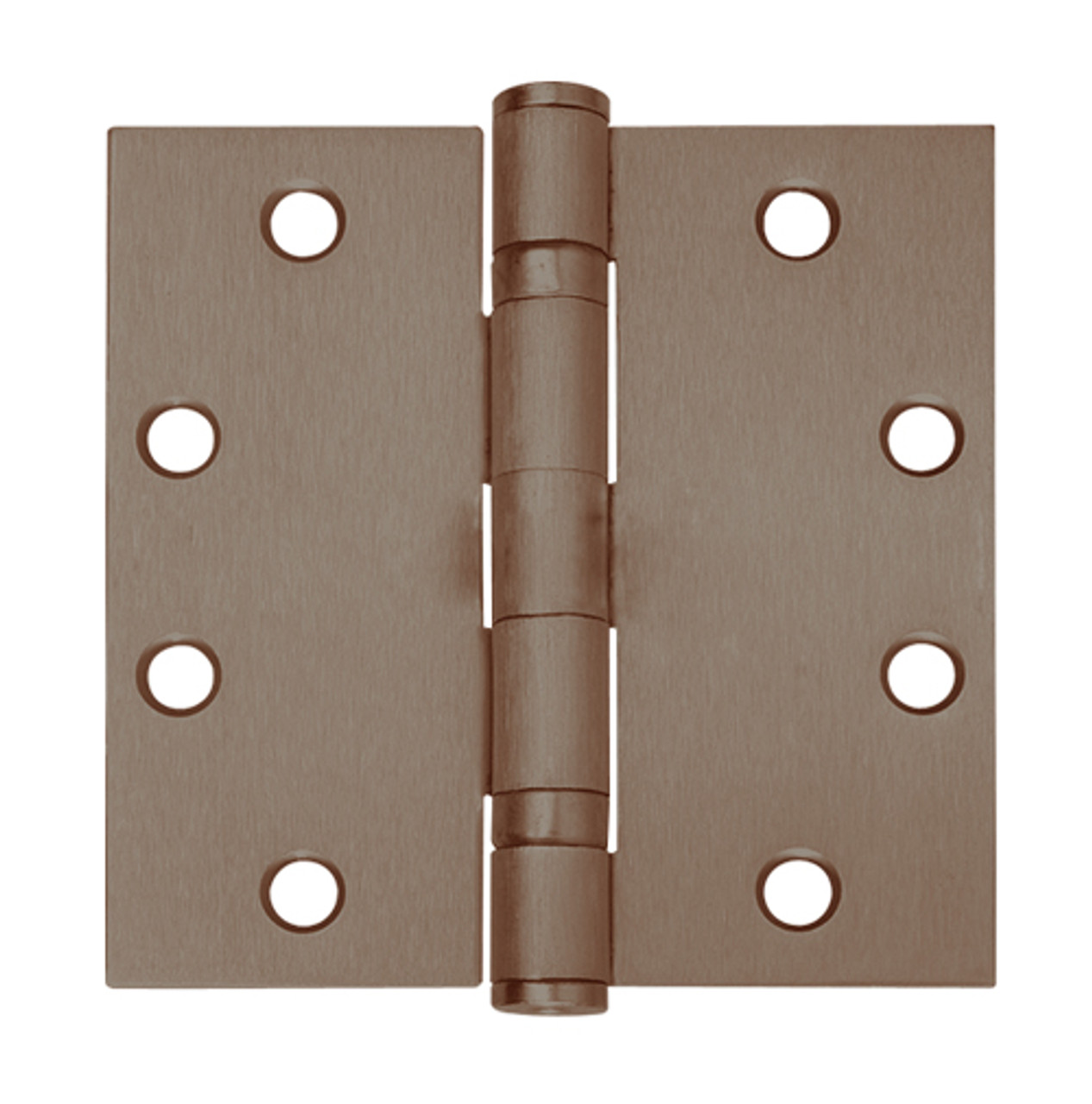 5BB1-4-5x4-643-TW8 IVES 5 Knuckle Ball Bearing Full Mortise Hinge with Electric Thru-Wire in Satin Bronze-Blackened