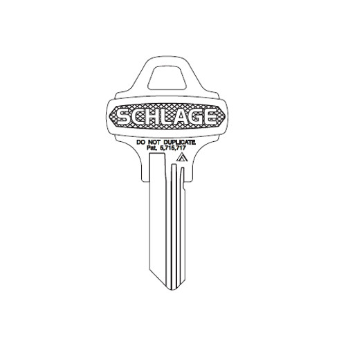 35-002C123 Schlage Lock Key Blank Do Not Duplicate Embossed Key