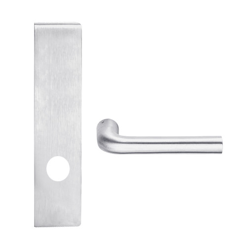 L9040-02L-625 Schlage L Series Privacy Commercial Mortise Lock with 02 Cast Lever Design in Bright Chrome