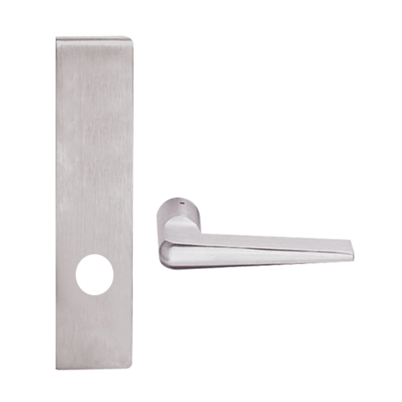 L9040-05L-630 Schlage L Series Privacy Commercial Mortise Lock with 05 Cast Lever Design in Satin Stainless Steel