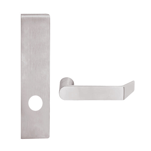 L9040-06N-630 Schlage L Series Privacy Commercial Mortise Lock with 06 Cast Lever Design in Satin Stainless Steel