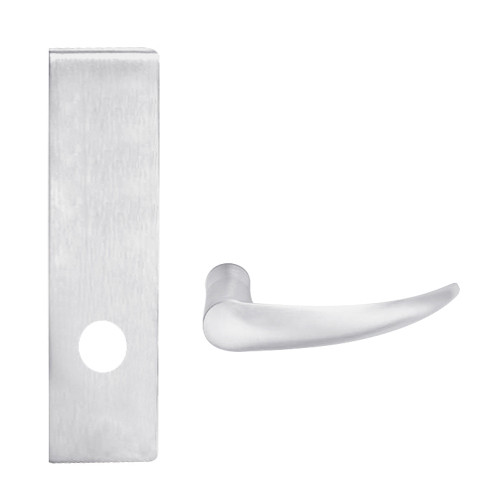 L0170-OME-N-626 Schlage L Series Single Dummy Trim Commercial Mortise Lock with Omega Lever Design in Satin Chrome