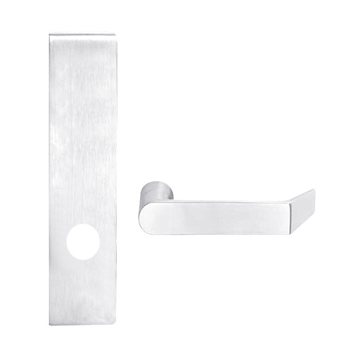 L0172-06L-625 Schlage L Series Double Dummy Trim Commercial Mortise Lock with 06 Cast Lever Design in Bright Chrome