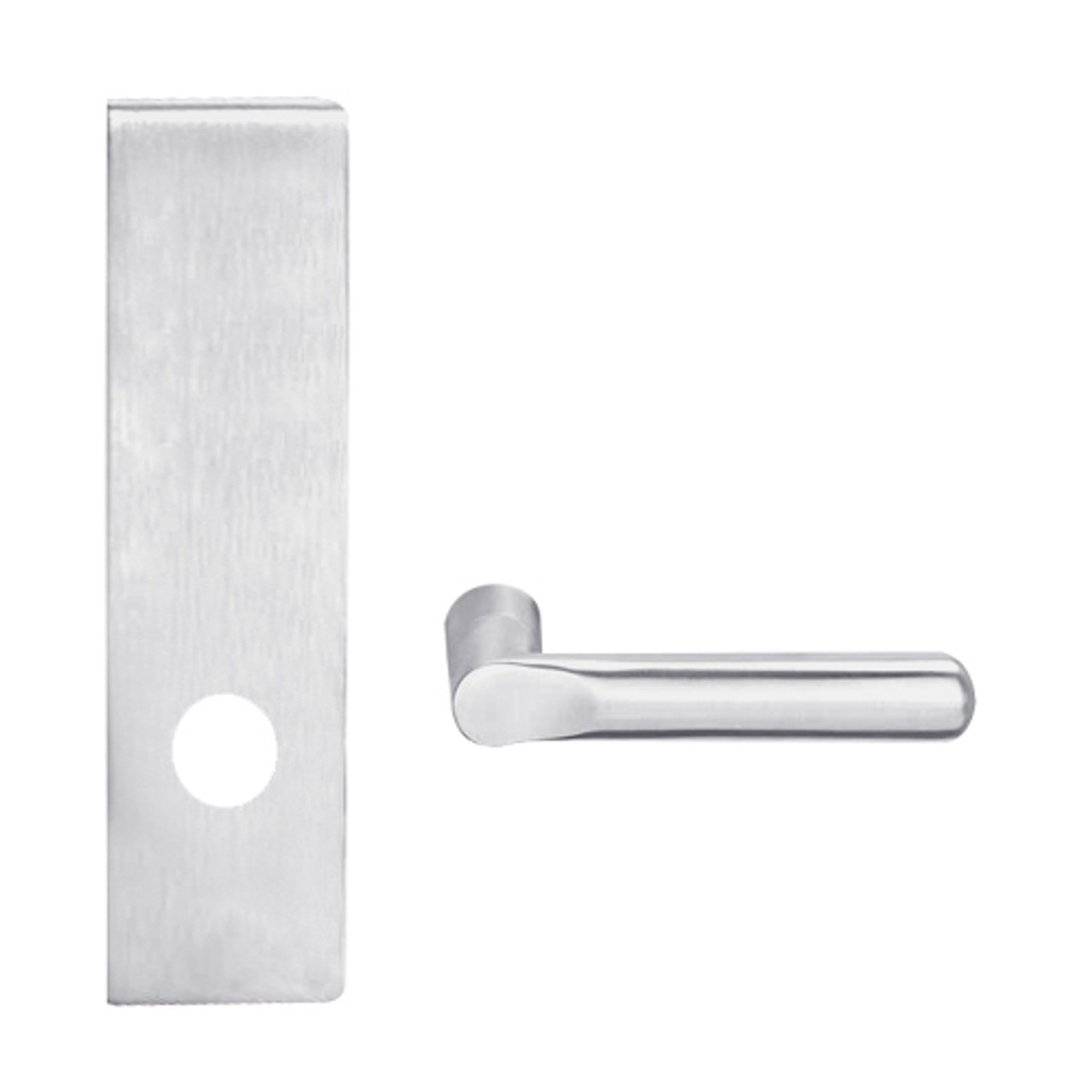 L9440-18N-626 Schlage L Series Privacy with Deadbolt Commercial Mortise Lock with 18 Cast Lever Design in Satin Chrome
