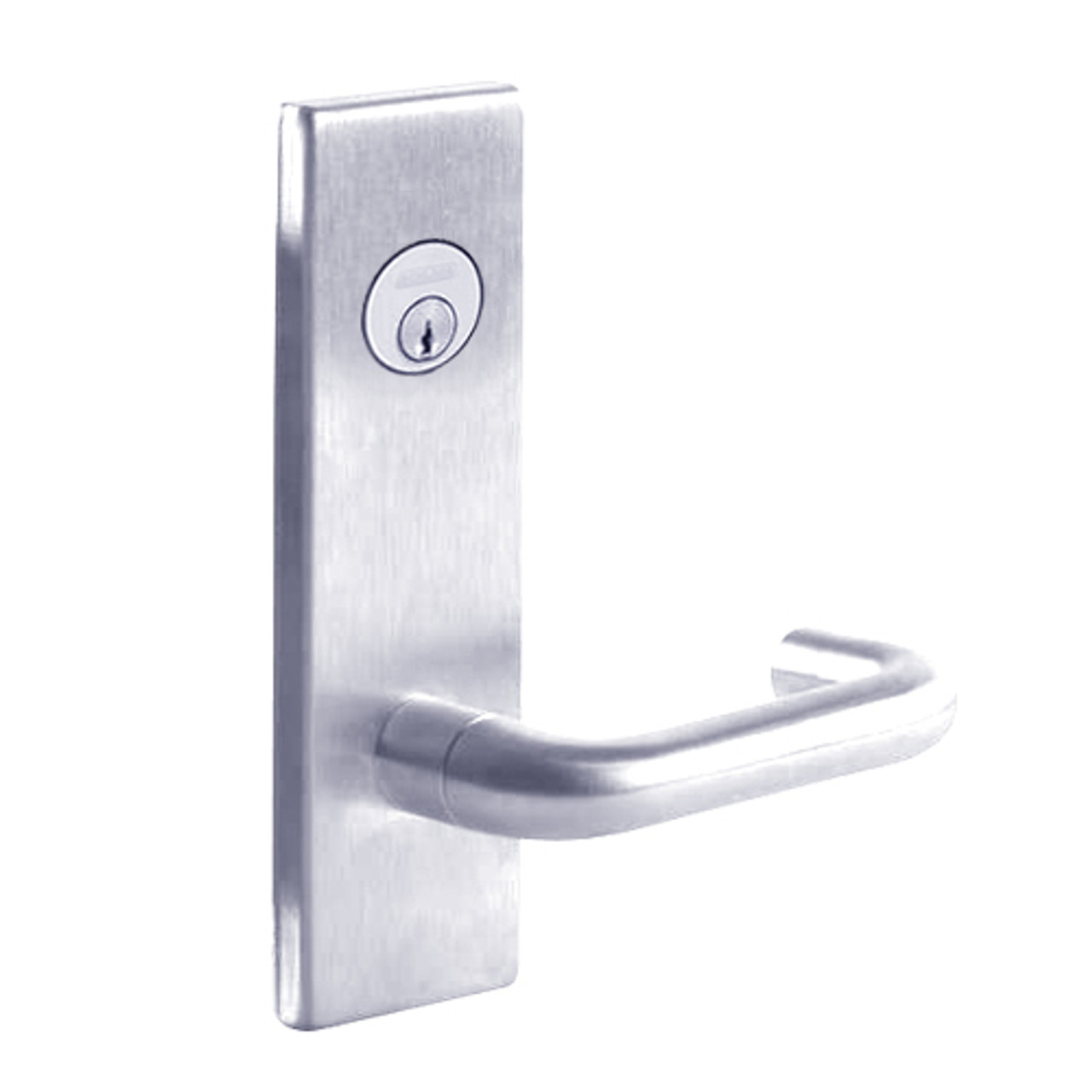 L9050P-03N-625 Schlage L Series Entrance Commercial Mortise Lock with 03 Cast Lever Design in Bright Chrome