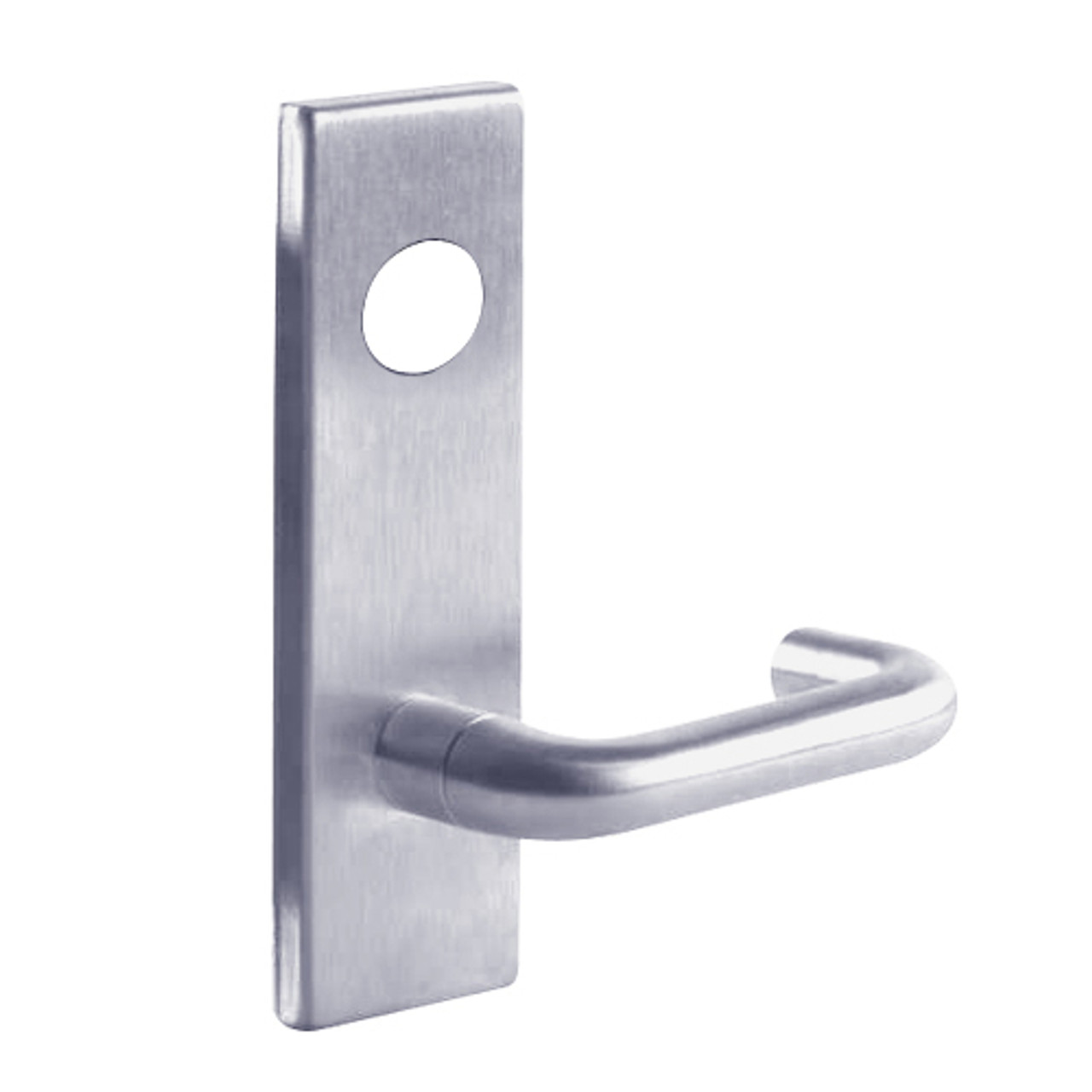 L9050BD-03N-626 Schlage L Series Entrance Commercial Mortise Lock with 03 Cast Lever Design Prepped for SFIC in Satin Chrome