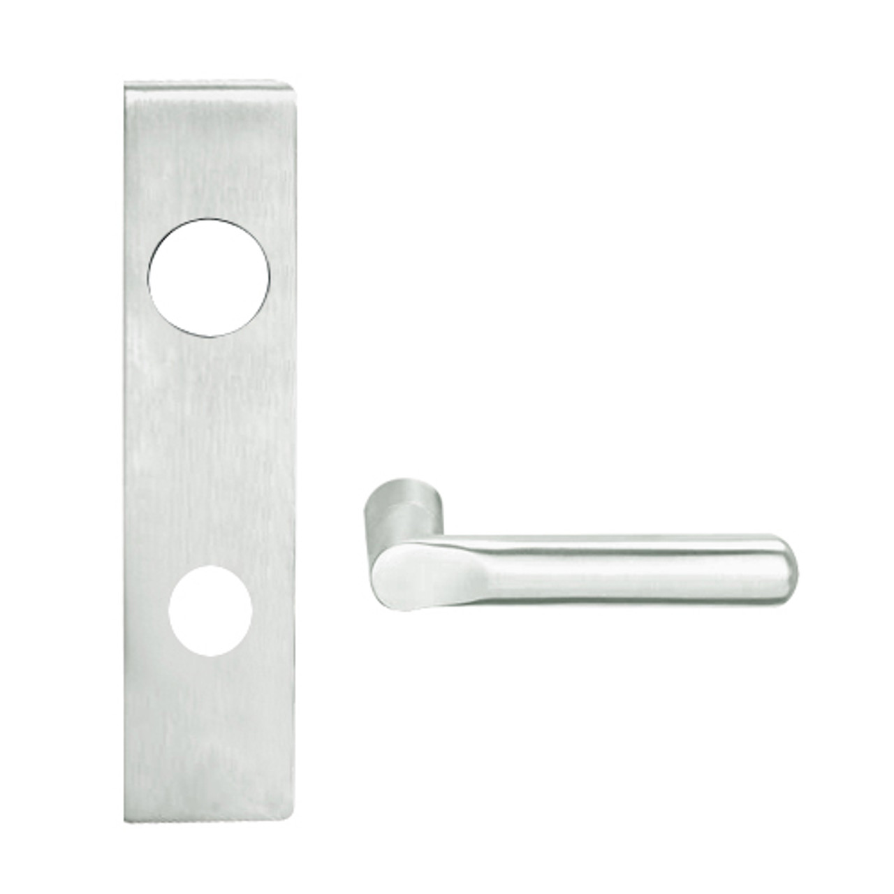 L9050BD-18L-619 Schlage L Series Entrance Commercial Mortise Lock with 18 Cast Lever Design Prepped for SFIC in Satin Nickel