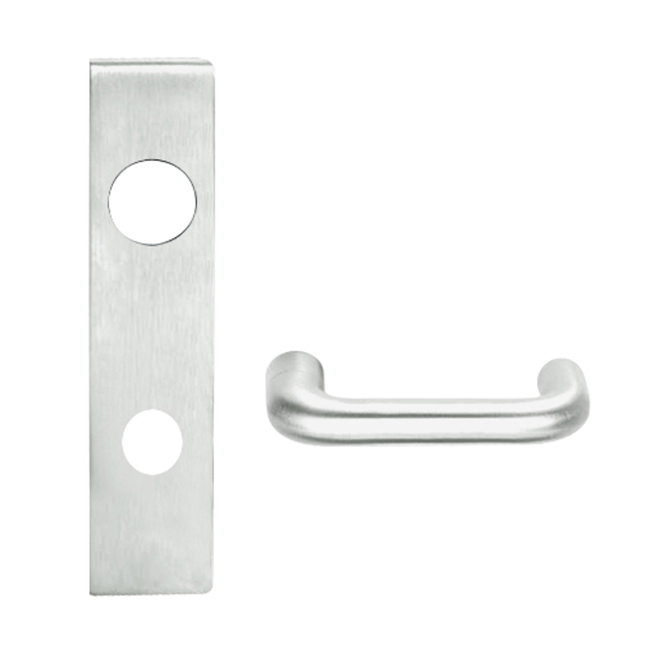 L9070BD-03L-619 Schlage L Series Classroom Commercial Mortise Lock with 03 Cast Lever Design Prepped for SFIC in Satin Nickel