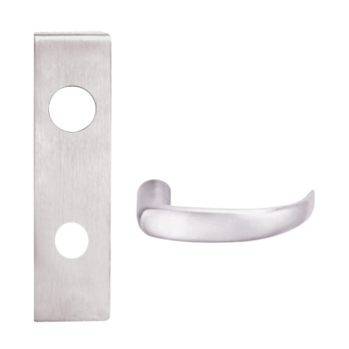 L9080BD-17N-629 Schlage L Series Storeroom Commercial Mortise Lock with 17 Cast Lever Design Prepped for SFIC in Bright Stainless Steel