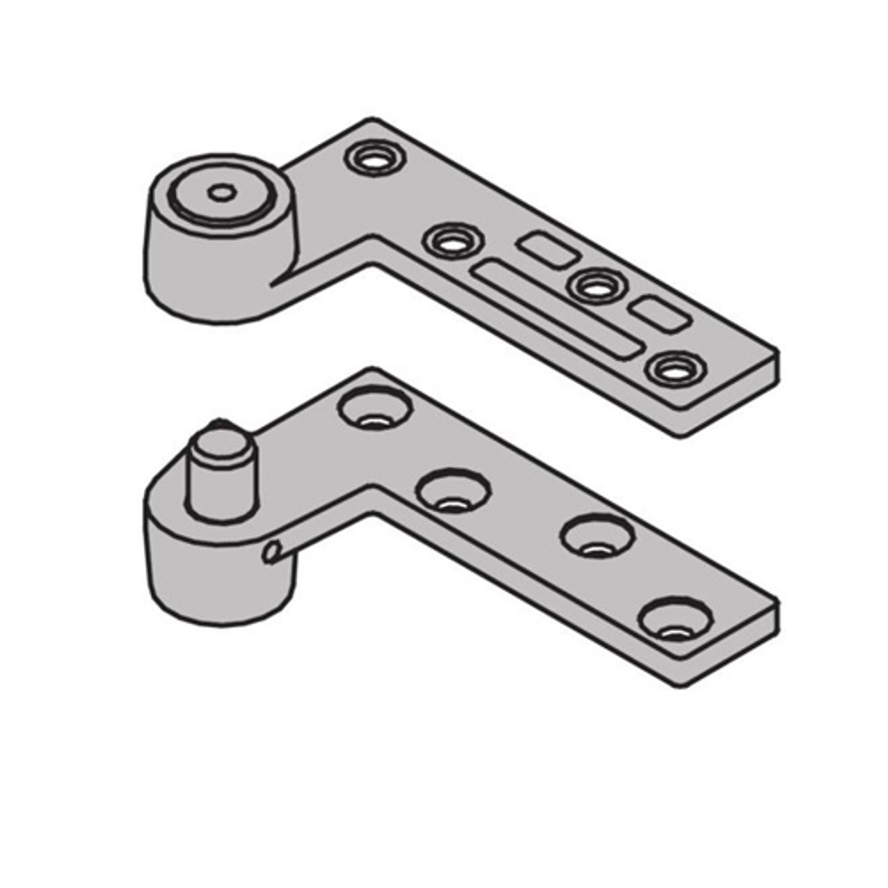 7212-TOP-US26D-LH IVES 7212 3/4" Offset Top Pivot in Satin Chrome