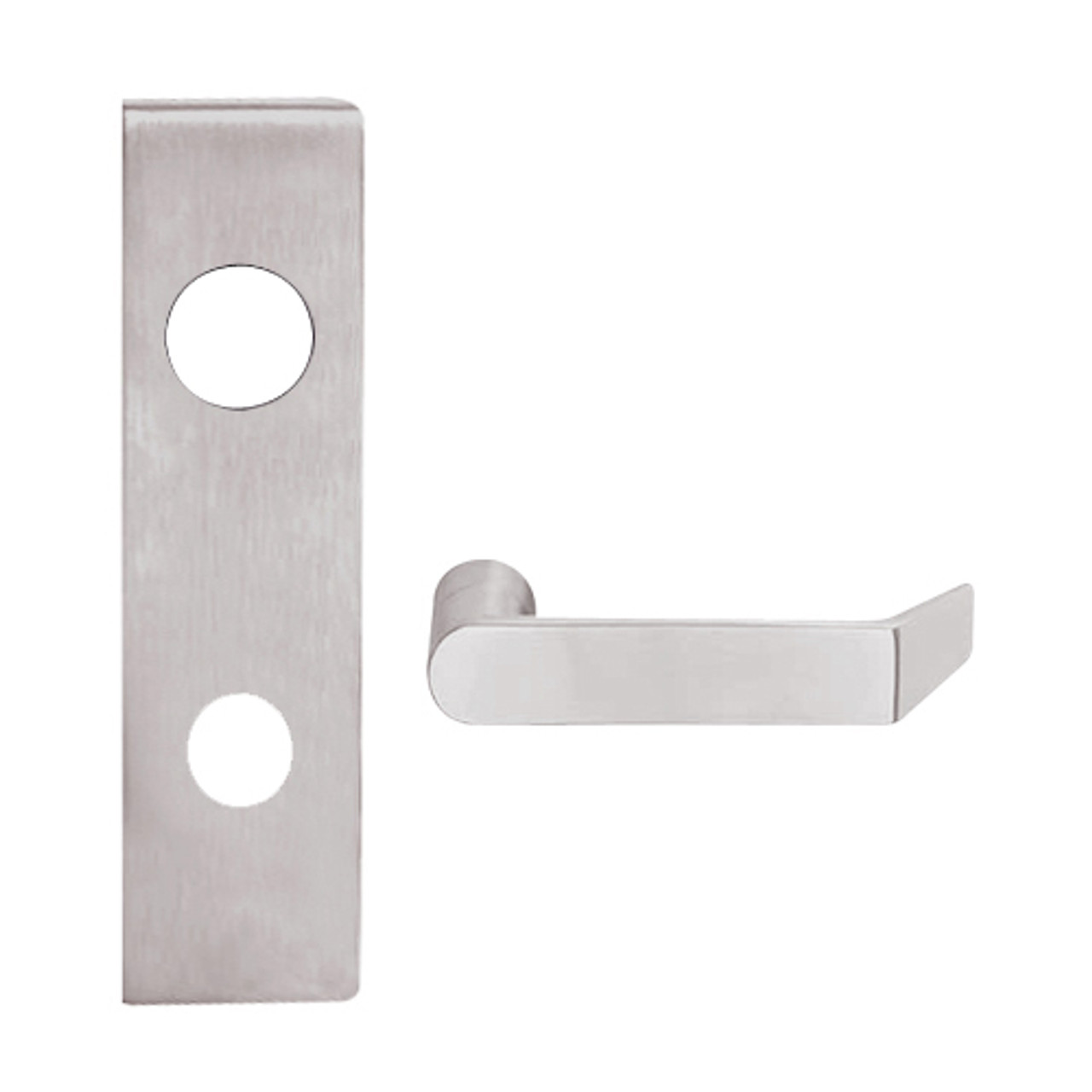 L9050J-06N-630 Schlage L Series Entrance Commercial Mortise Lock with 06 Cast Lever Design Prepped for FSIC in Satin Stainless Steel
