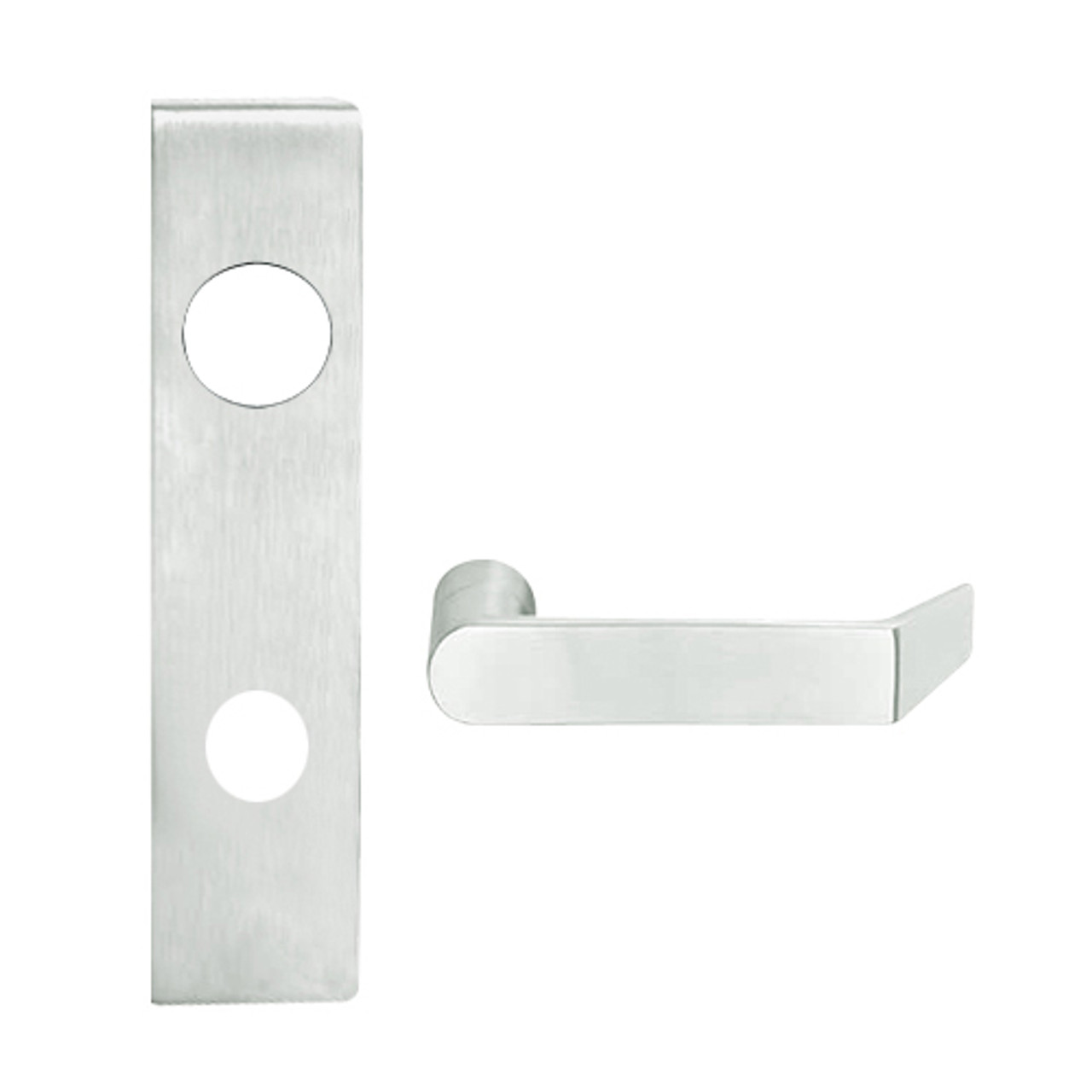 L9050J-06L-619 Schlage L Series Entrance Commercial Mortise Lock with 06 Cast Lever Design Prepped for FSIC in Satin Nickel