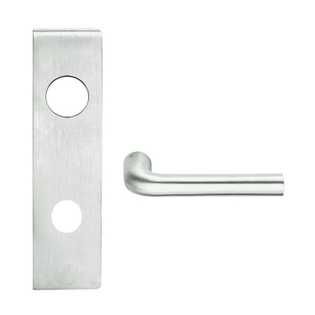 L9070J-02N-619 Schlage L Series Classroom Commercial Mortise Lock with 02 Cast Lever Design Prepped for FSIC in Satin Nickel