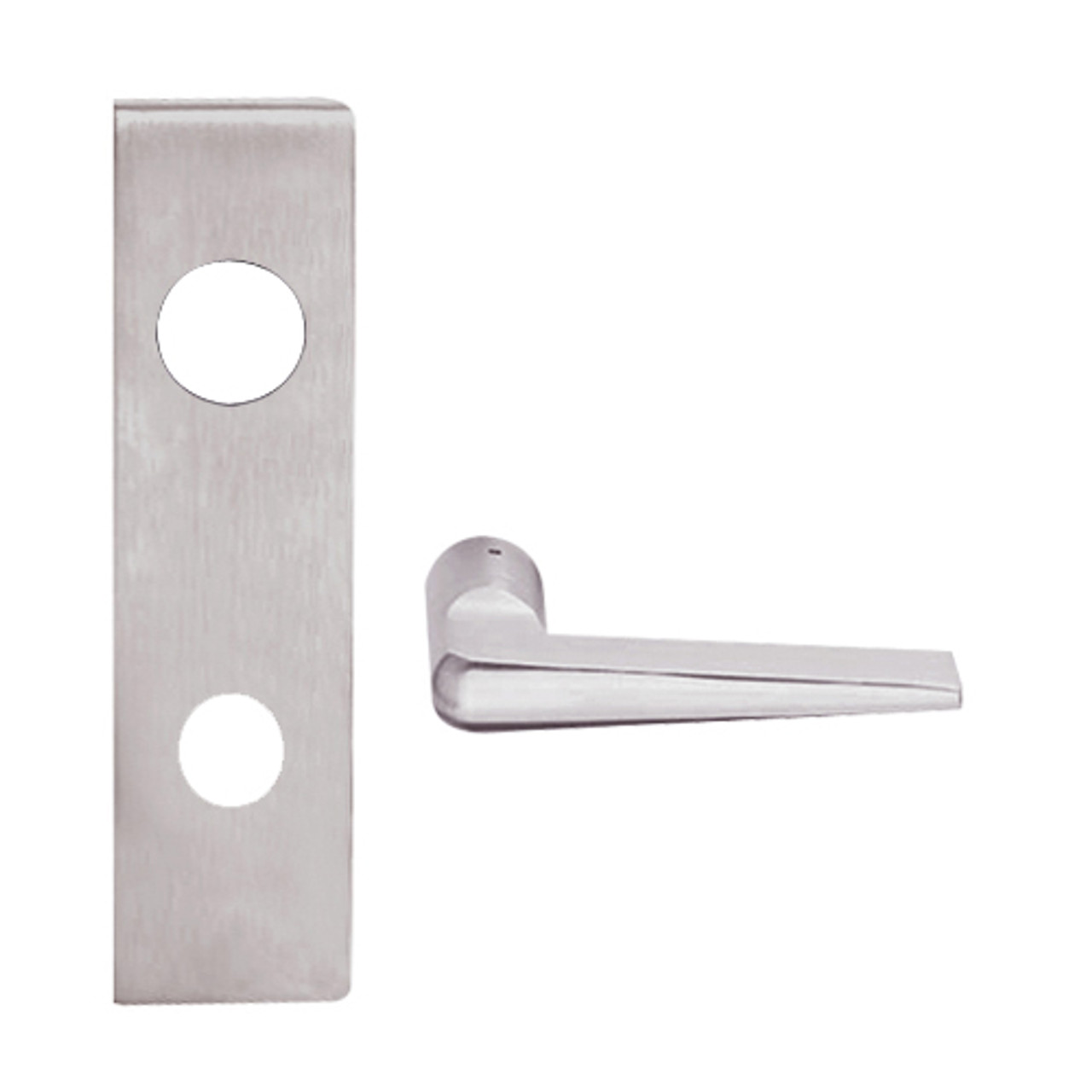 L9070J-05N-630 Schlage L Series Classroom Commercial Mortise Lock with 05 Cast Lever Design Prepped for FSIC in Satin Stainless Steel