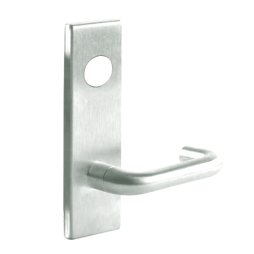 L9080J-03N-619 Schlage L Series Storeroom Commercial Mortise Lock with 03 Cast Lever Design Prepped for FSIC in Satin Nickel