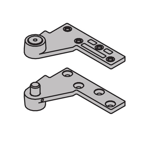 7245F-TOP-SP28-LH IVES Fire Rated 7245F 1-1/2" Offset Top Pivot in Sprayed Aluminum