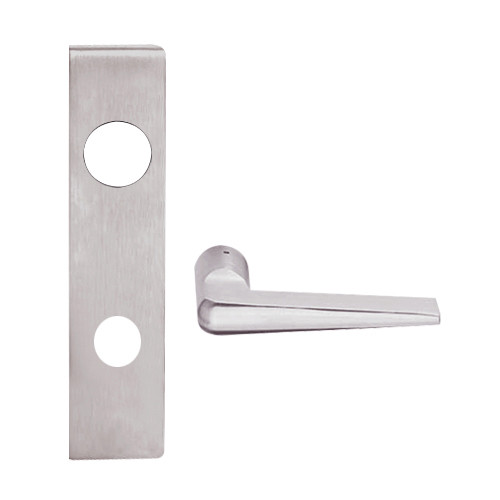 L9080J-05L-630 Schlage L Series Storeroom Commercial Mortise Lock with 05 Cast Lever Design Prepped for FSIC in Satin Stainless Steel