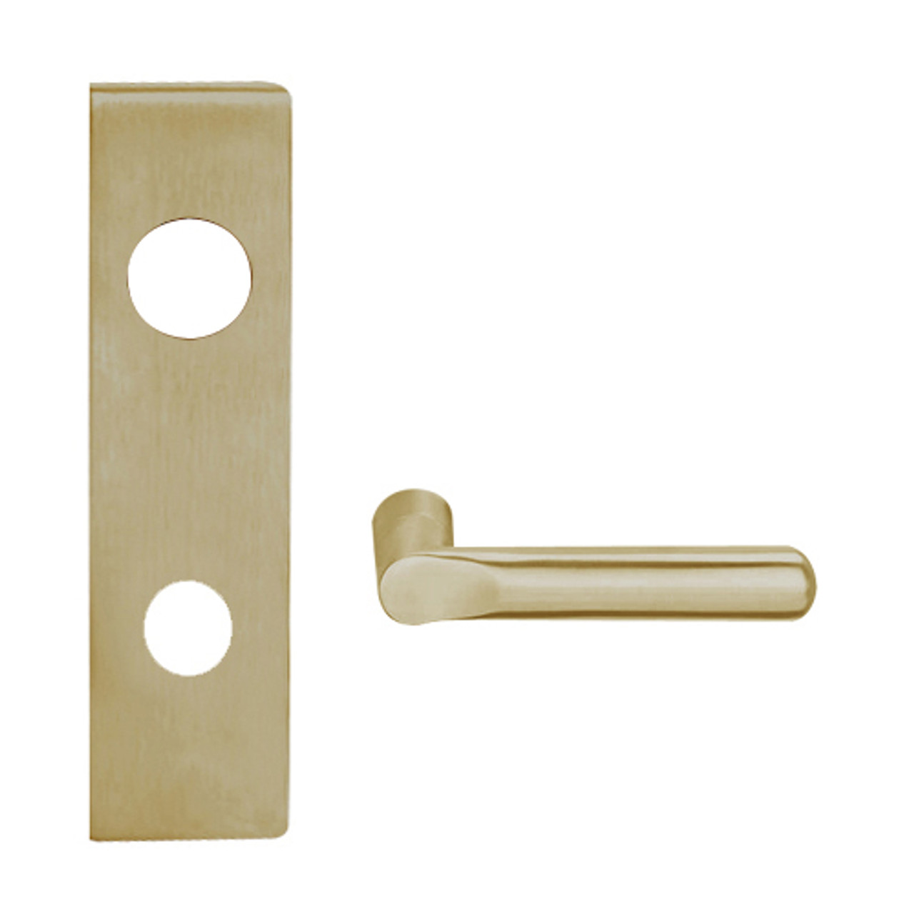 L9456BD-18N-613 Schlage L Series Corridor with Deadbolt Commercial Mortise Lock with 18 Cast Lever Design Prepped for SFIC in Oil Rubbed Bronze