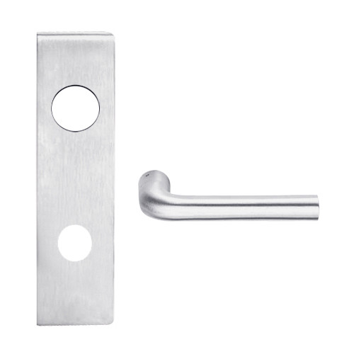 L9456J-02N-626 Schlage L Series Corridor with Deadbolt Commercial Mortise Lock with 02 Cast Lever Design Prepped for FSIC in Satin Chrome