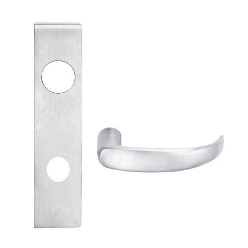 L9456J-17L-626 Schlage L Series Corridor with Deadbolt Commercial Mortise Lock with 17 Cast Lever Design Prepped for FSIC in Satin Chrome