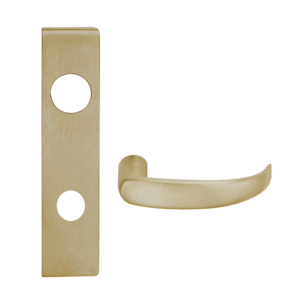L9453BD-17L-613 Schlage L Series Entrance with Deadbolt Commercial Mortise Lock with 17 Cast Lever Prepped for SFIC in Oil Rubbed Bronze