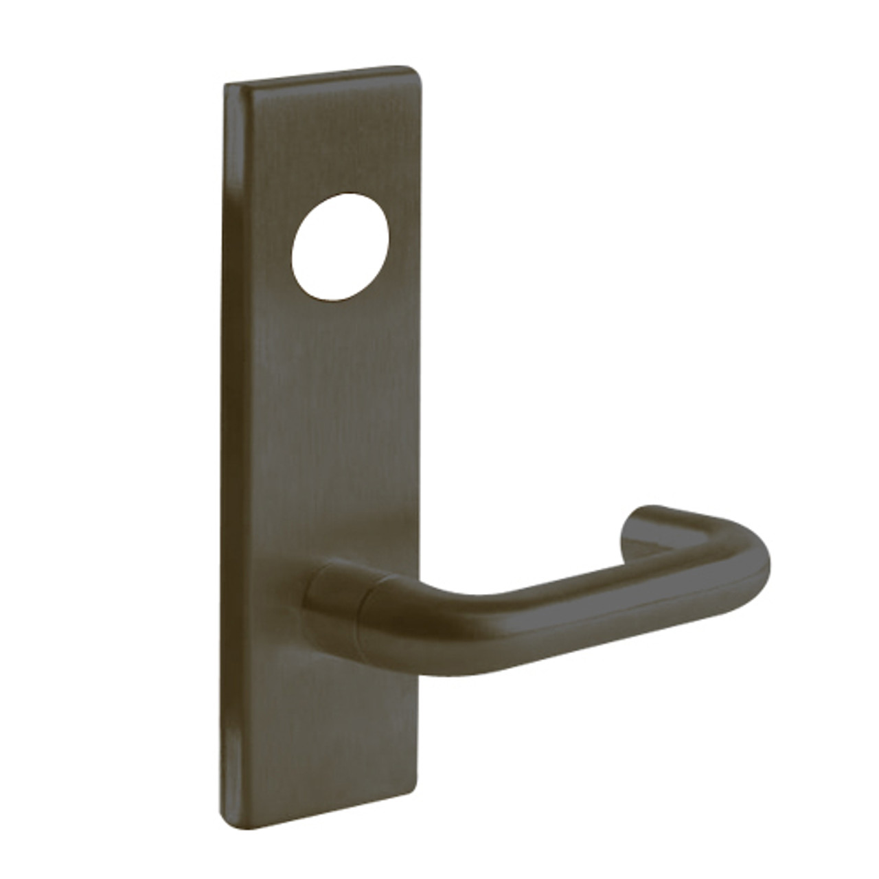 L9480BD-03N-613 Schlage L Series Storeroom with Deadbolt Commercial Mortise Lock with 03 Cast Lever Prepped for SFIC in Oil Rubbed Bronze