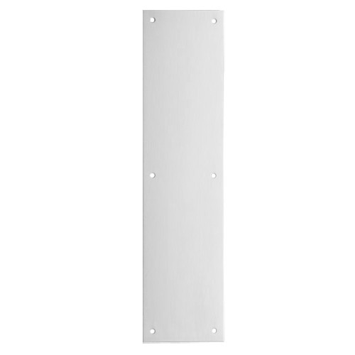 8200-US28-4x16 IVES Architectural Door Trim 4x16 Inch Push Plate in Aluminum