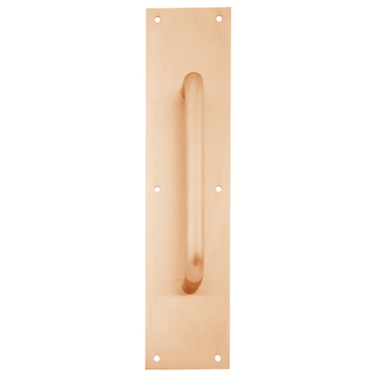 8302-6-US10-4x16 IVES Architectural Door Trim 4x16 Inch Pull Plate in Satin Bronze