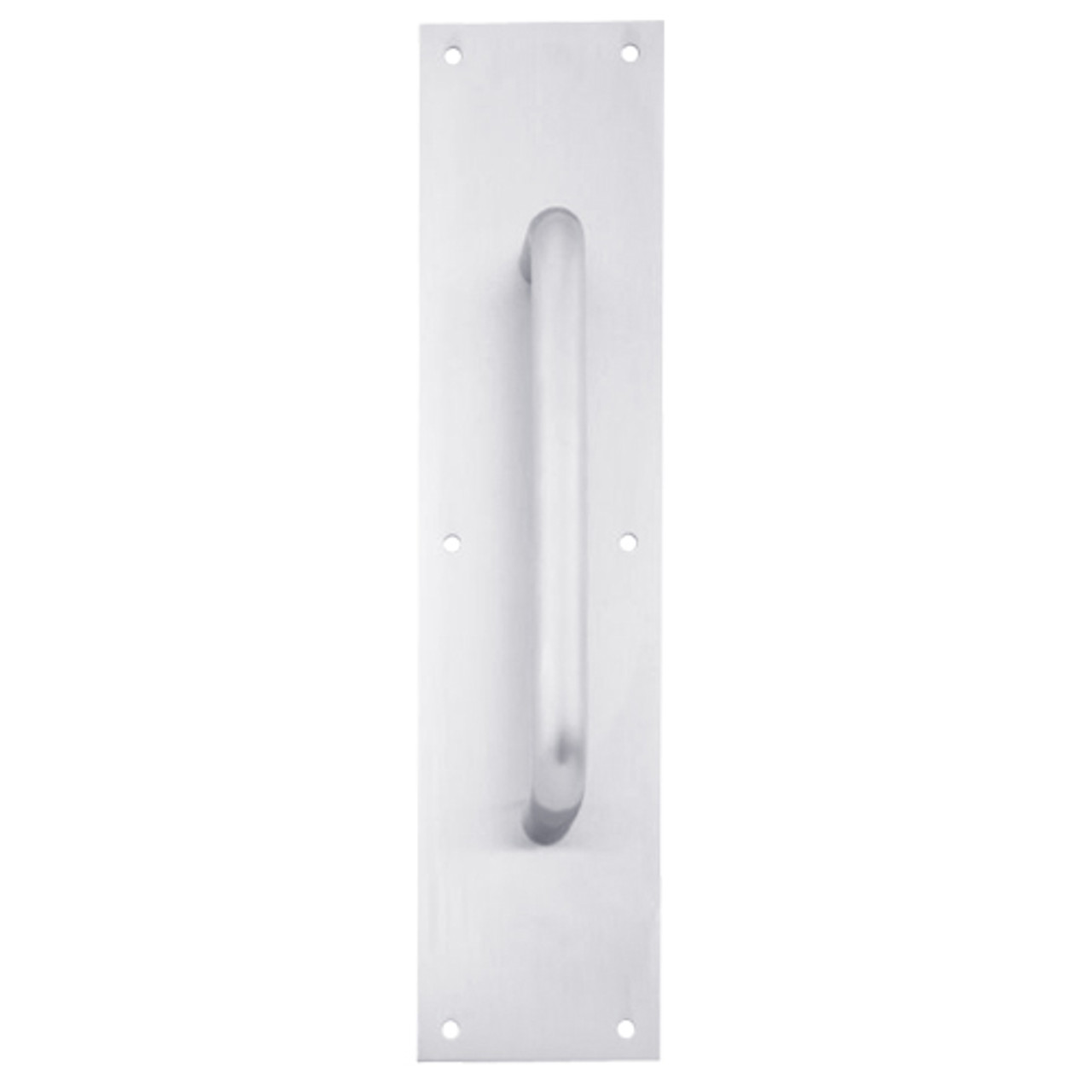 8302-6-US26-4x16 IVES Architectural Door Trim 4x16 Inch Pull Plate in Bright Chrome