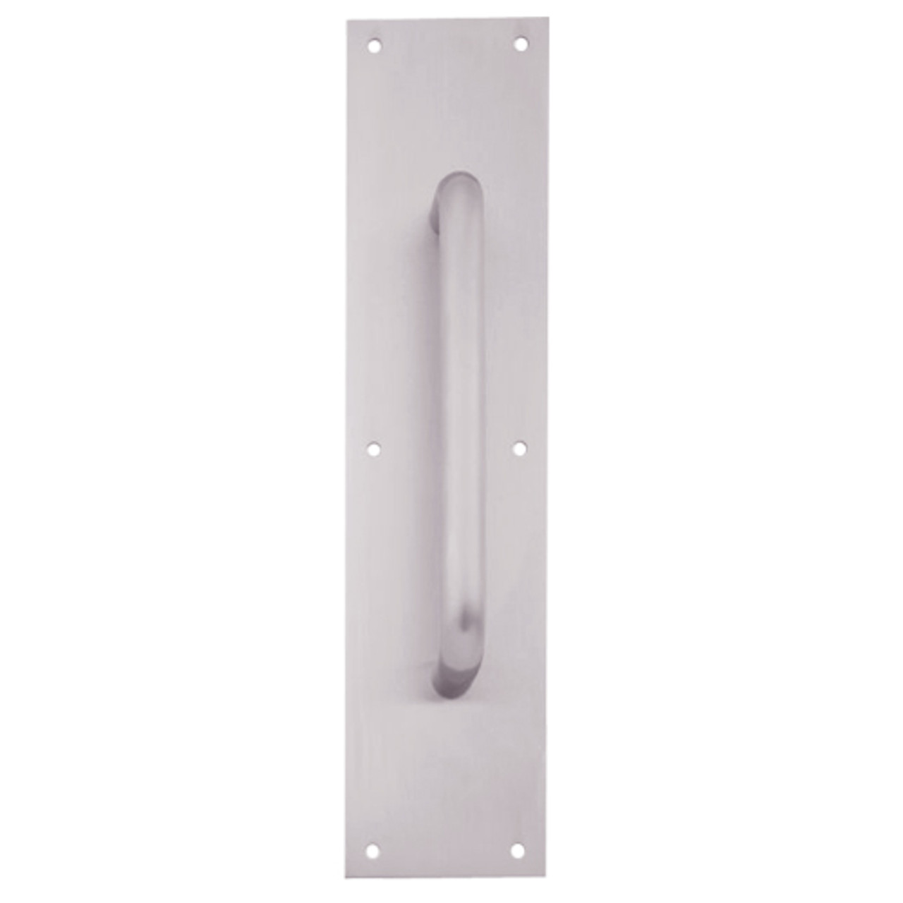 8302-6-US32D-4x16 IVES Architectural Door Trim 4x16 Inch Pull Plate in Satin Stainless Steel