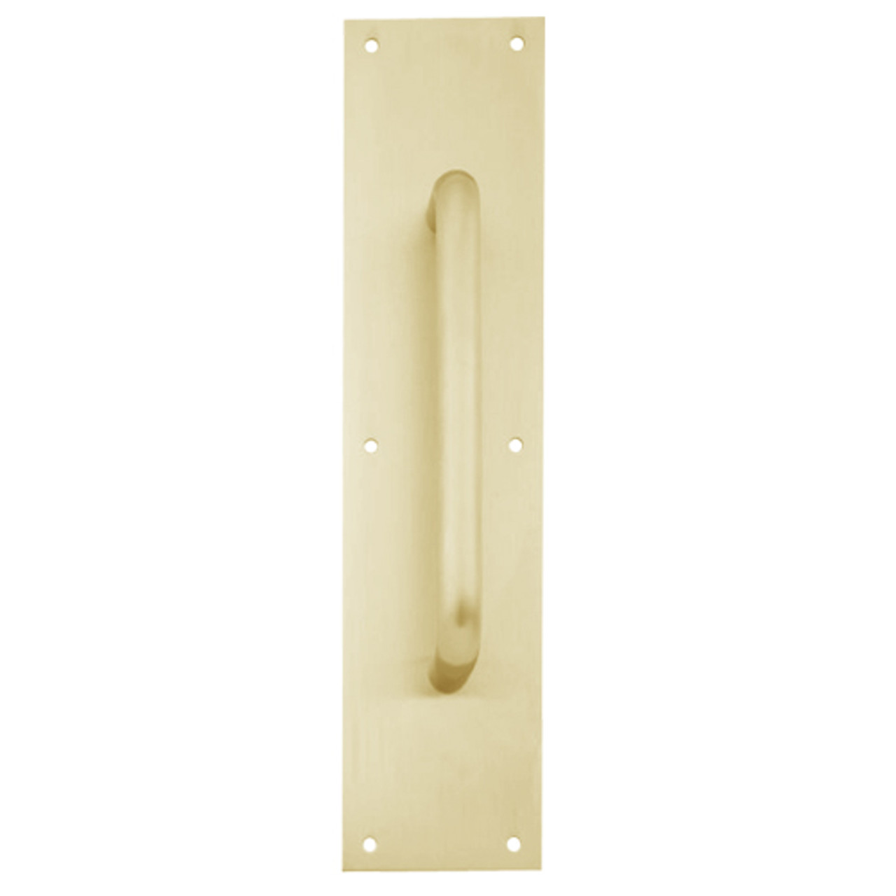 8302-10-US4-6x16 IVES Architectural Door Trim 6x16 Inch Pull Plate in Satin Brass