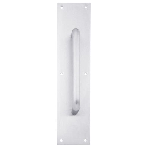 8302-10-US26-6x16 IVES Architectural Door Trim 6x16 Inch Pull Plate in Bright Chrome