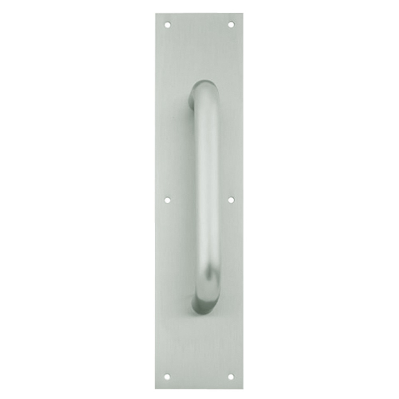 8303-8-US15-4x16 IVES Architectural Door Trim 4x16 Inch Pull Plate in Satin Nickel