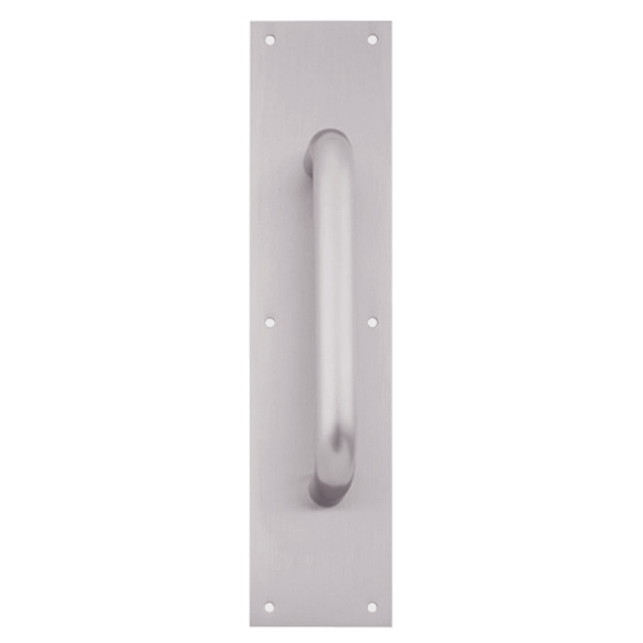 8303-8-US32D-6x16 IVES Architectural Door Trim 6x16 Inch Pull Plate in Satin Stainless Steel