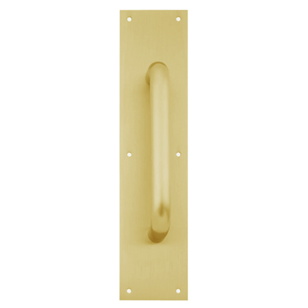 8303-10-US4-4x16 IVES Architectural Door Trim 4x16 Inch Pull Plate in Satin Brass