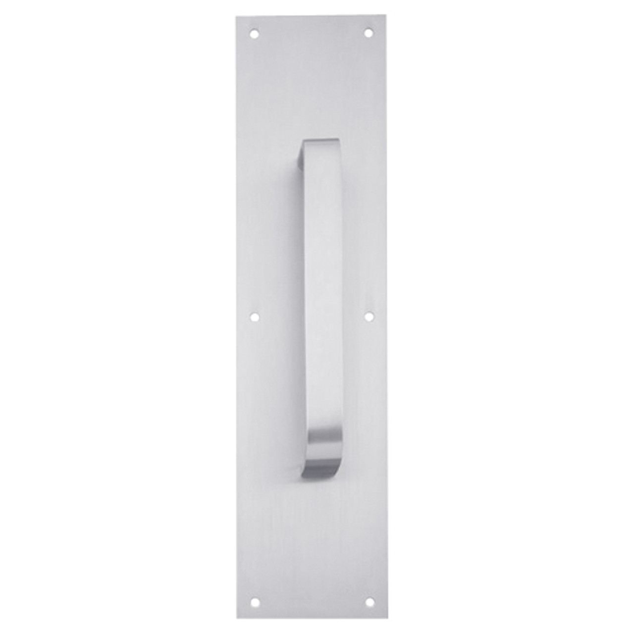 8305-6-US26-3-5x15 IVES Architectural Door Trim 3.5x15 Inch Pull Plate in Bright Chrome