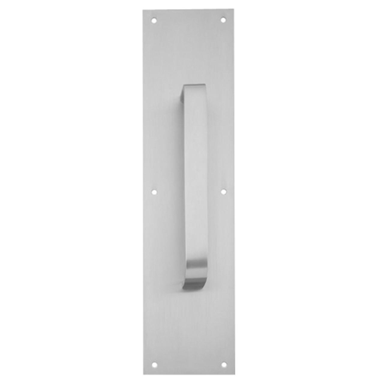 8305-6-US28-3-5x15 IVES Architectural Door Trim 3.5x15 Inch Pull Plate in Aluminum