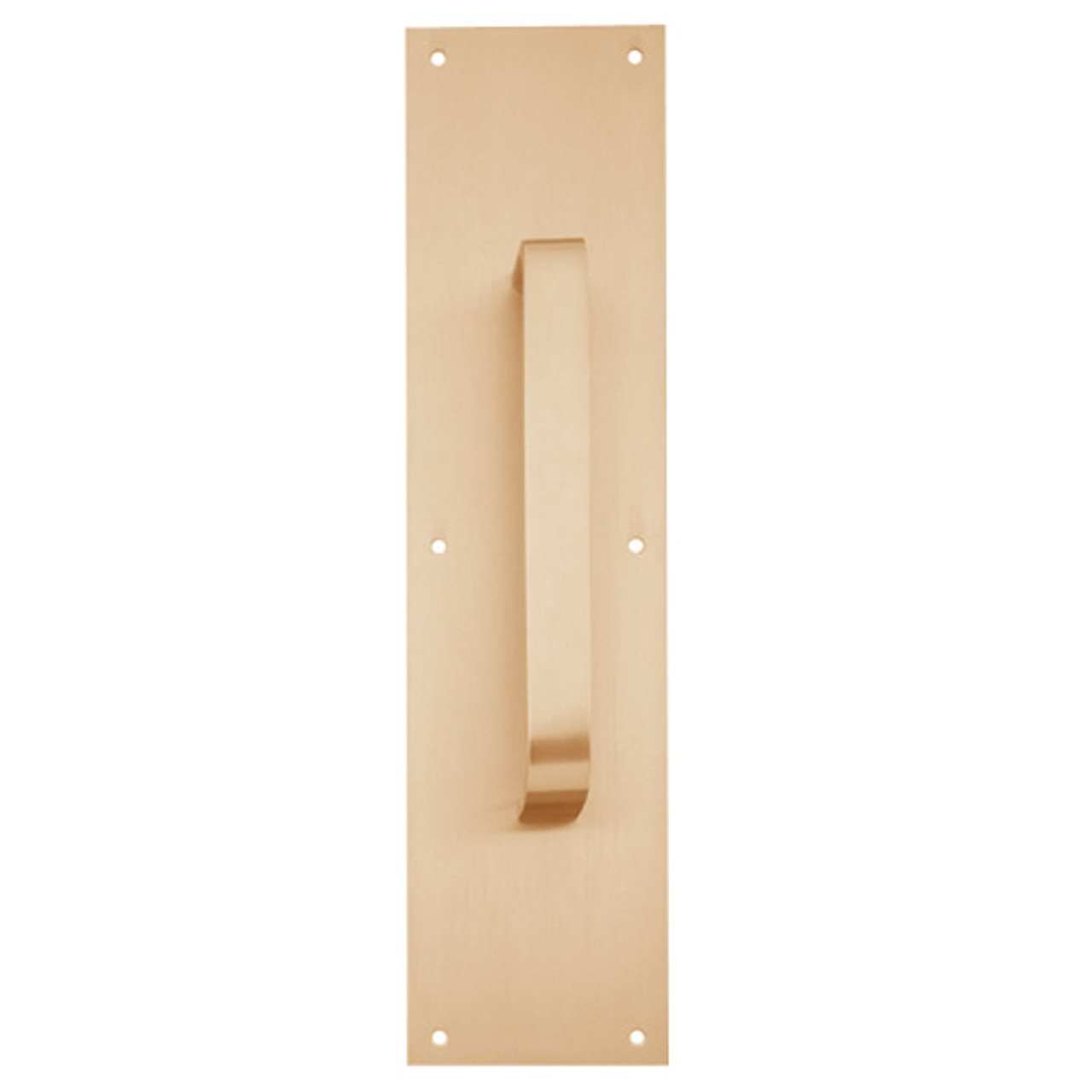 8305-6-US10-4x16 IVES Architectural Door Trim 4x16 Inch Pull Plate in Satin Bronze