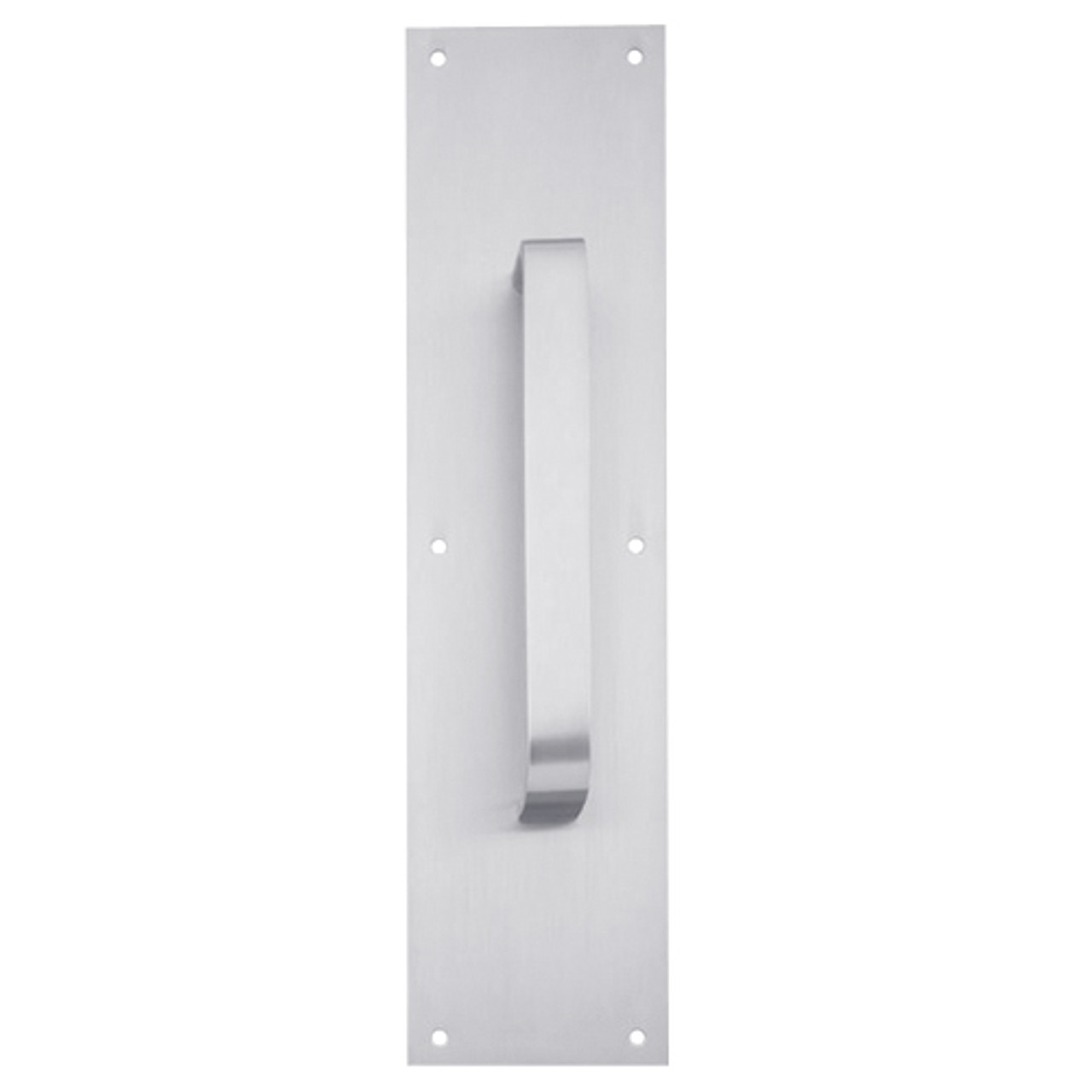 8305-8-US26-3-5x15 IVES Architectural Door Trim 3.5x15 Inch Pull Plate in Bright Chrome