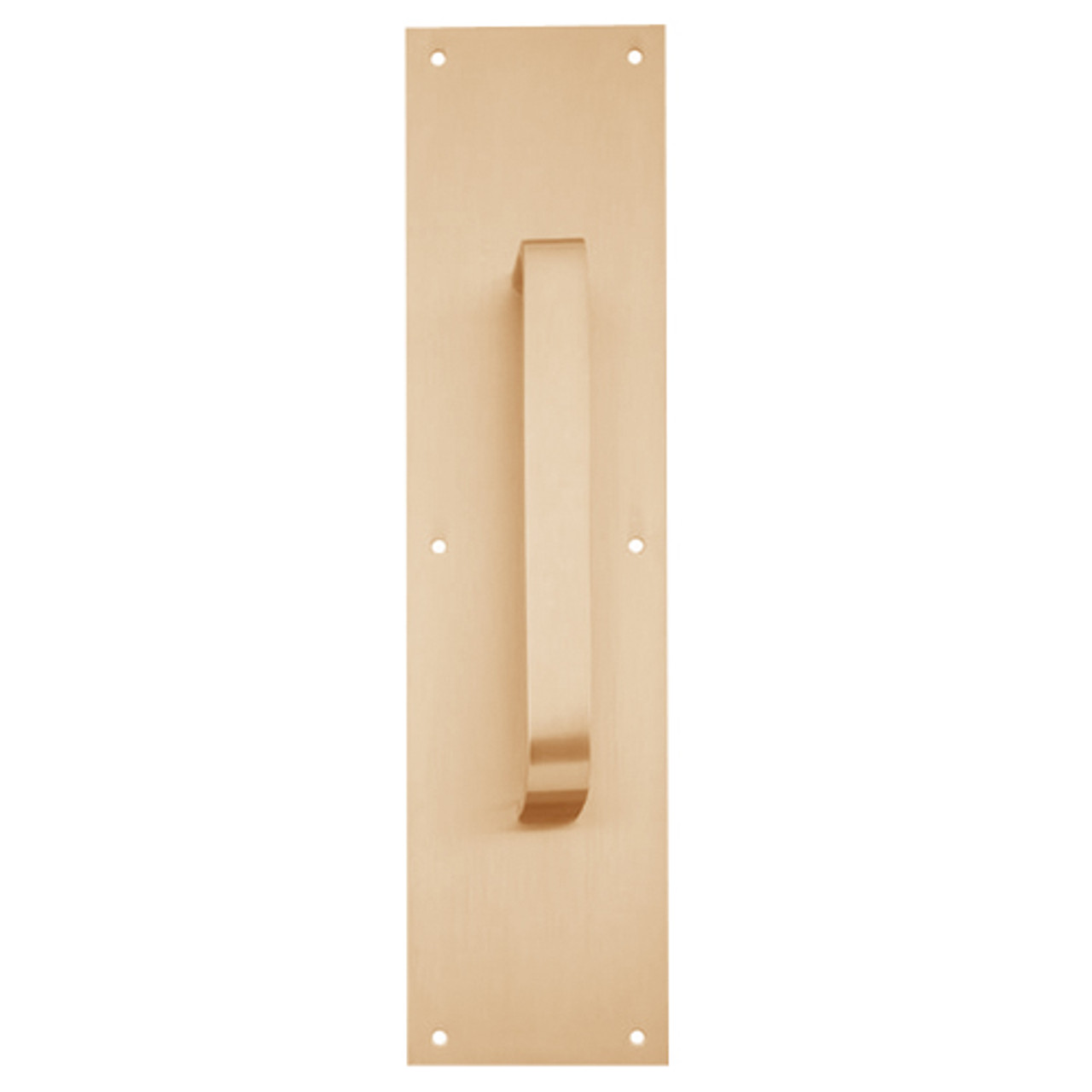 8305-8-US10-4x16 IVES Architectural Door Trim 4x16 Inch Pull Plate in Satin Bronze