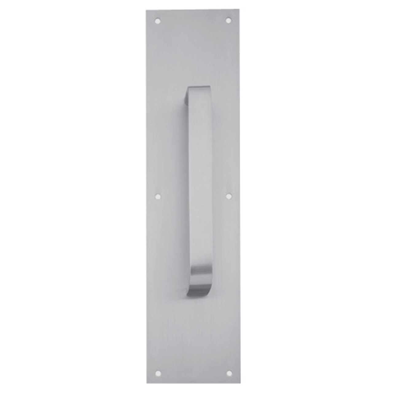 8305-8-US26D-4x16 IVES Architectural Door Trim 4x16 Inch Pull Plate in Satin Chrome