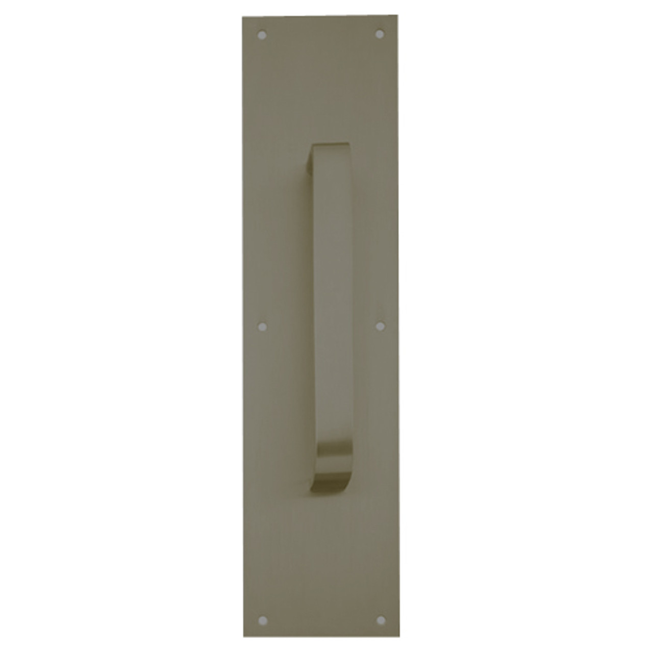 8305-8-US10B-6x16 IVES Architectural Door Trim 6x16 Inch Pull Plate in Oil Rubbed Bronze