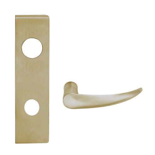 L9026R-OME-N-613 Schlage L Series Exit Lock with Cylinder Commercial Mortise Lock with Omega Lever Design and Full Size Core in Oil Rubbed Bronze